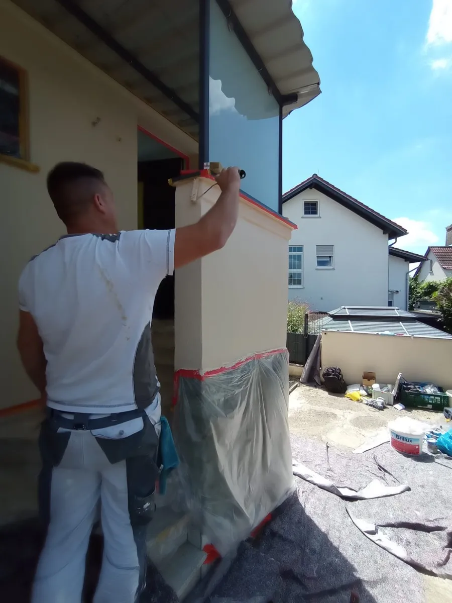 Einfamilienhaus Fassade frisch gestrichen — Butzbach Wetterau
