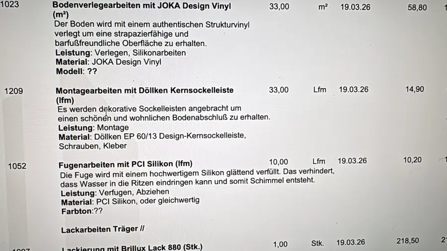 Renovierungsarbeiten aus dem Projektbestand von Andymen Maler mit Stern